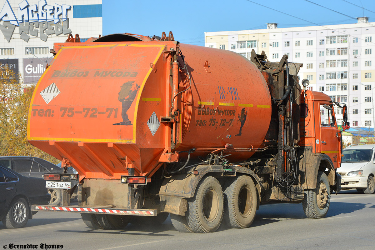 Саха (Якутия), № Е 251 ОА 54 — КамАЗ-65115-D3(97)