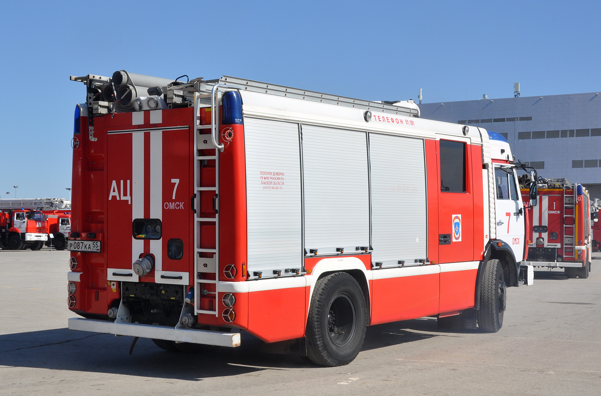 Омская область, № Р 087 КА 55 — КамАЗ-43253-A3(96)