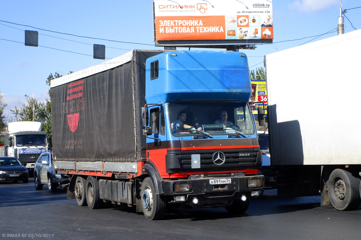 Волгоградская область, № А 891 НМ 34 — Mercedes-Benz SK 2534