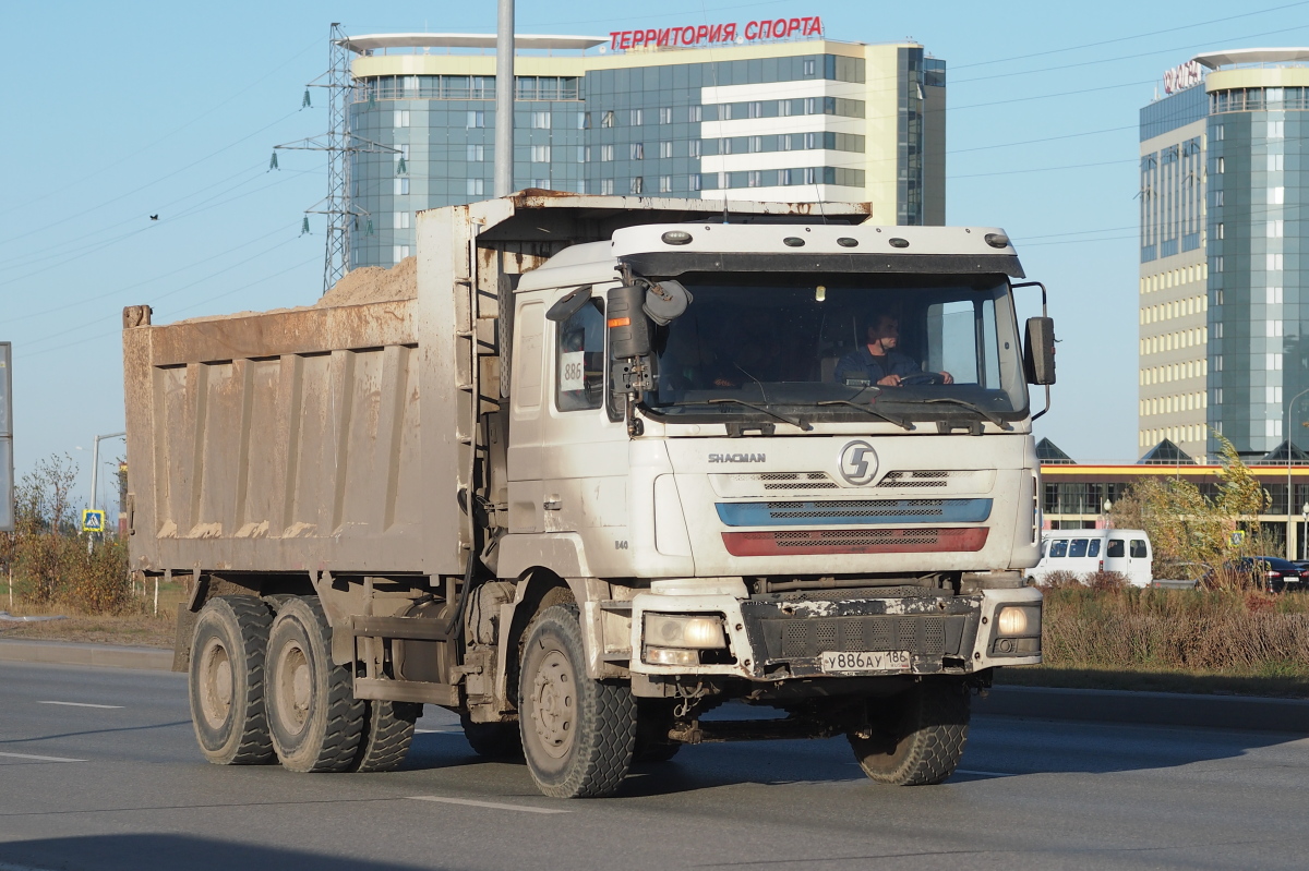 Ханты-Мансийский автоном.округ, № У 886 АУ 186 — Shaanxi Shacman F3000 SX325x