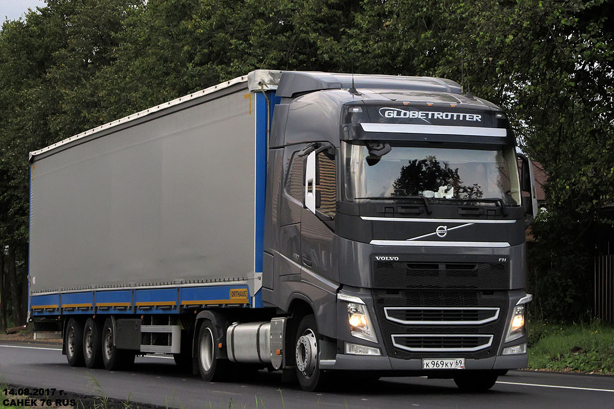 Тверская область, № К 969 КУ 69 — Volvo ('2012) FH.460 [X9P]