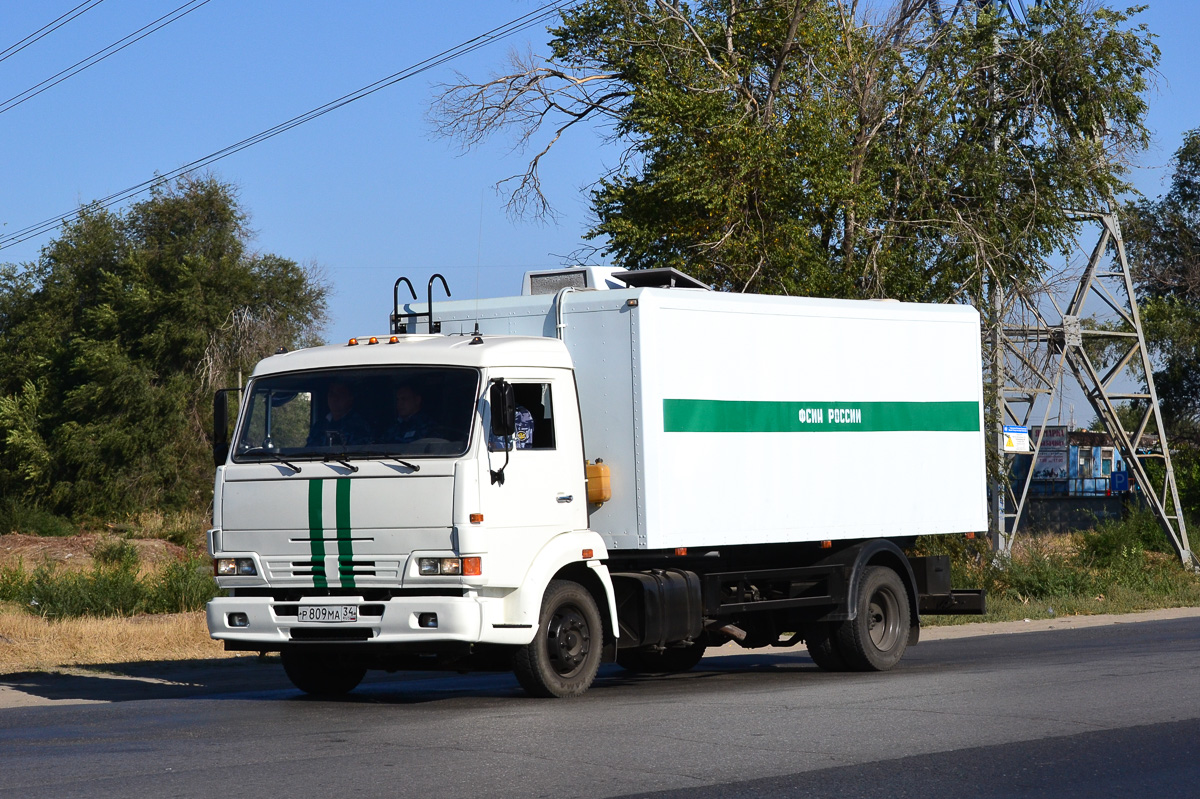 Волгоградская область, № Р 809 МА 34 — КамАЗ-4308-H3(99)