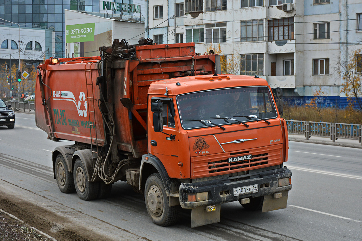 Саха (Якутия), № В 101 КР 14 — КамАЗ-65115-62