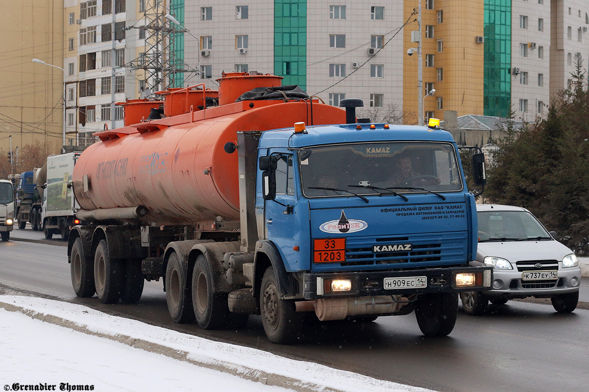 Саха (Якутия), № Н 909 ЕС 14 — КамАЗ-54115 [541150]