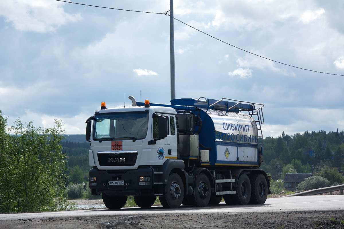 Саха (Якутия), № М 520 НУ 10 — MAN TGS 41.360