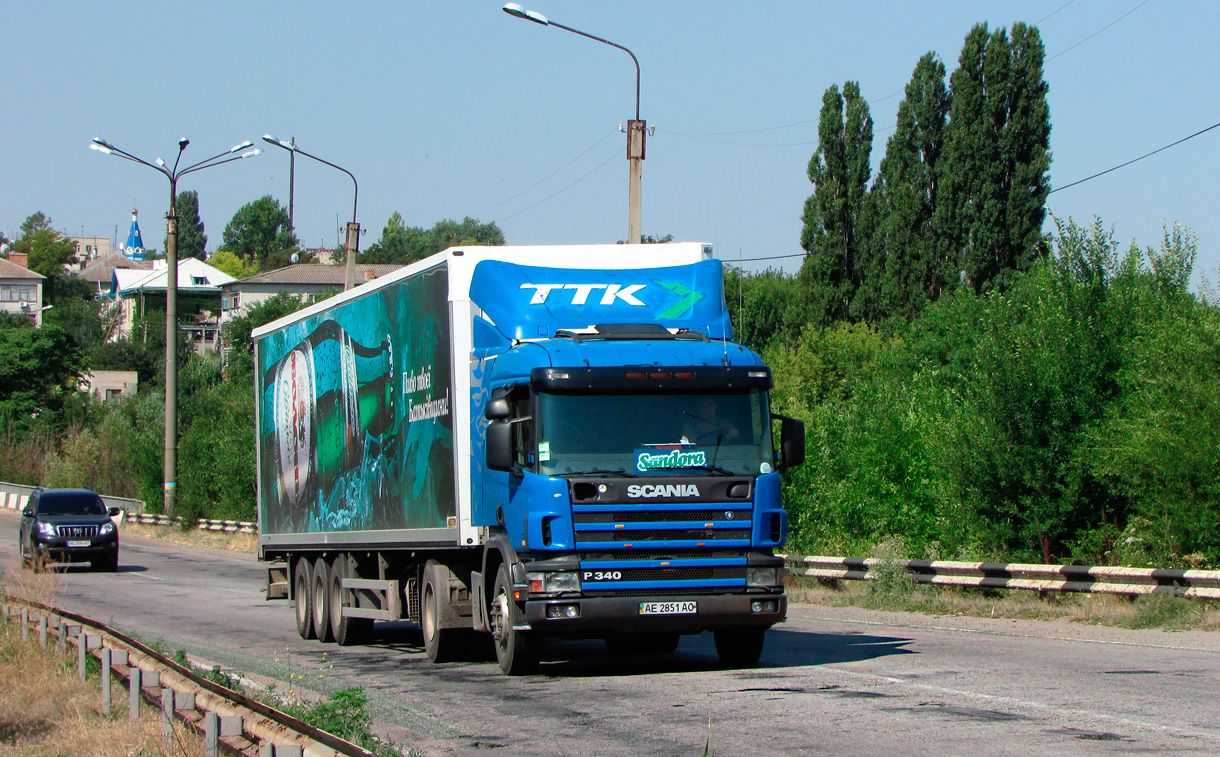 Днепропетровская область, № АЕ 2851 АО — Scania ('1996) P340