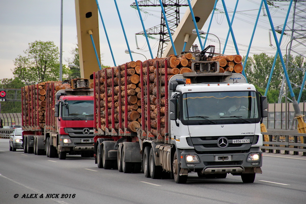 Ленинградская область, № В 856 ТВ 47 — Mercedes-Benz Actros '09 3346 [Z9M]