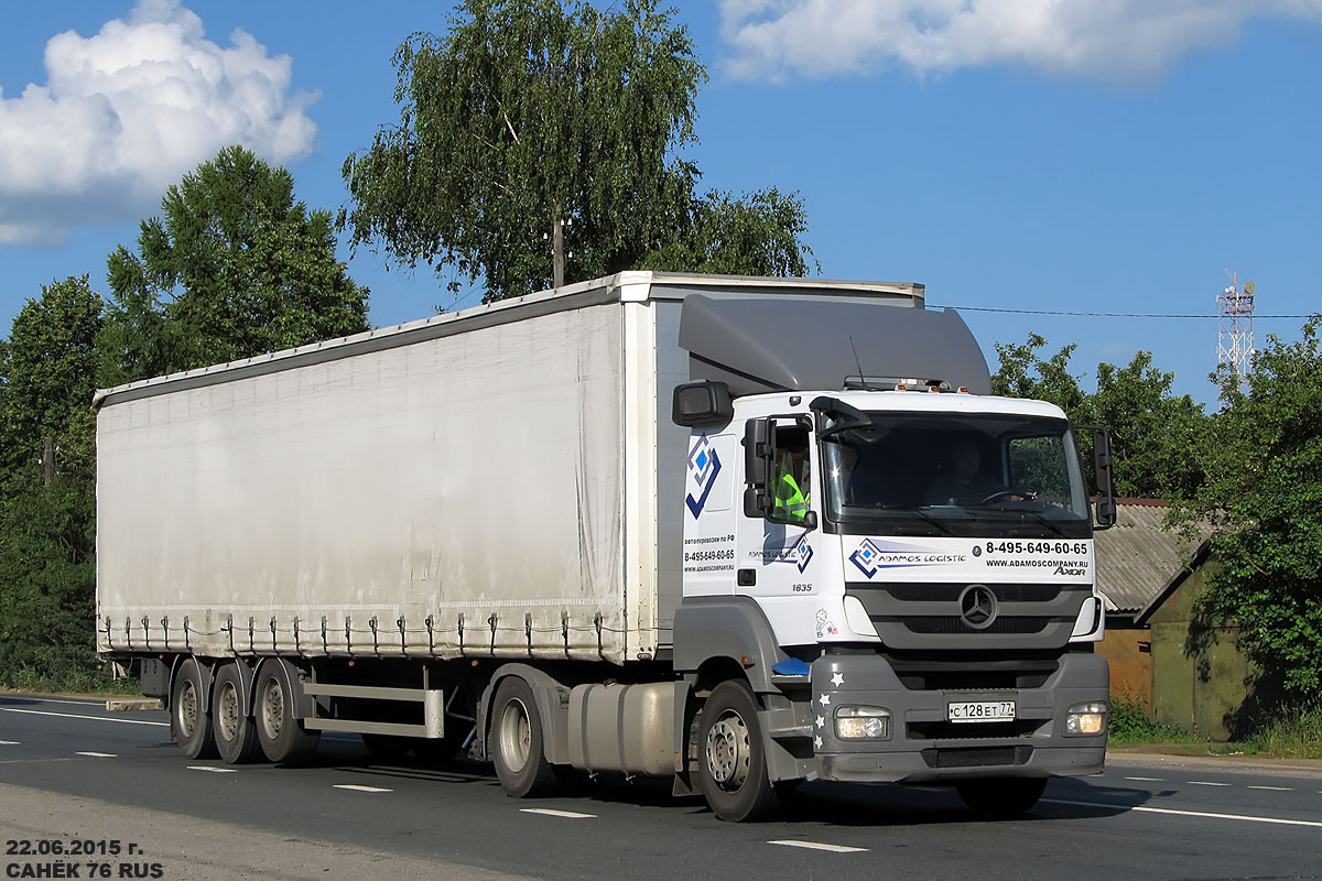 Москва, № С 128 ЕТ 77 — Mercedes-Benz Axor 1835 [Z9M]