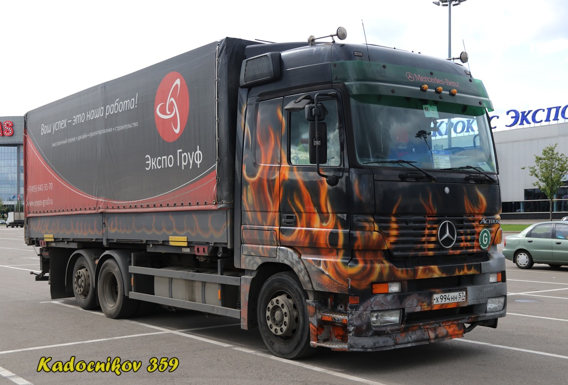 Орловская область, № Х 994 НН 57 — Mercedes-Benz Actros ('1997) 2540