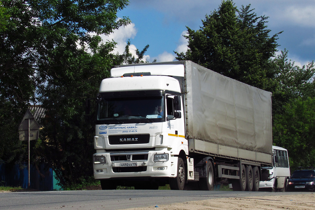 Татарстан, № А 492 ХА 116 — КамАЗ-5490-S5(87)