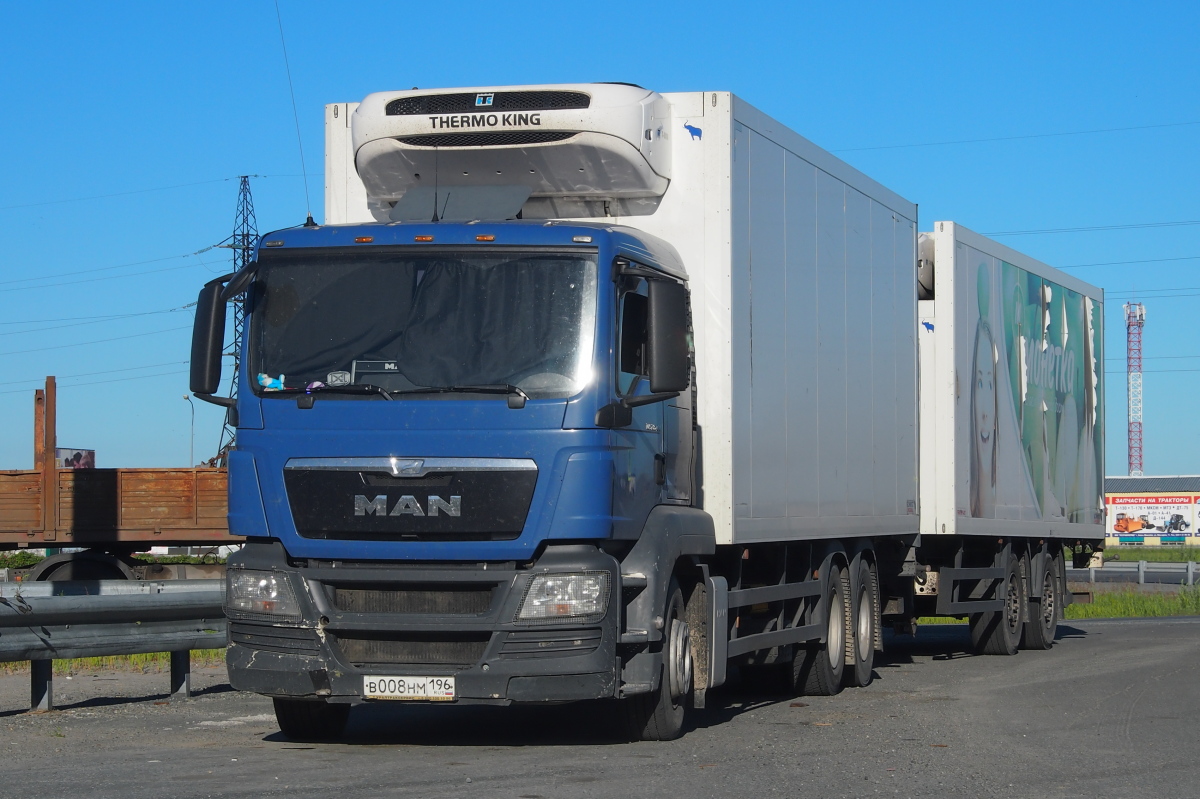 Свердловская область, № В 008 НМ 196 — MAN TGS 28.400