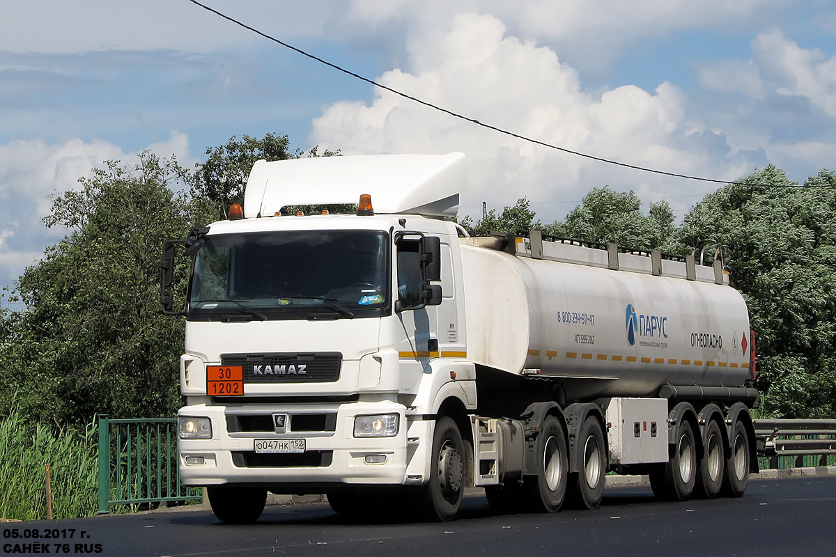 Нижегородская область, № О 047 НК 152 — КамАЗ-65206-T5(68)