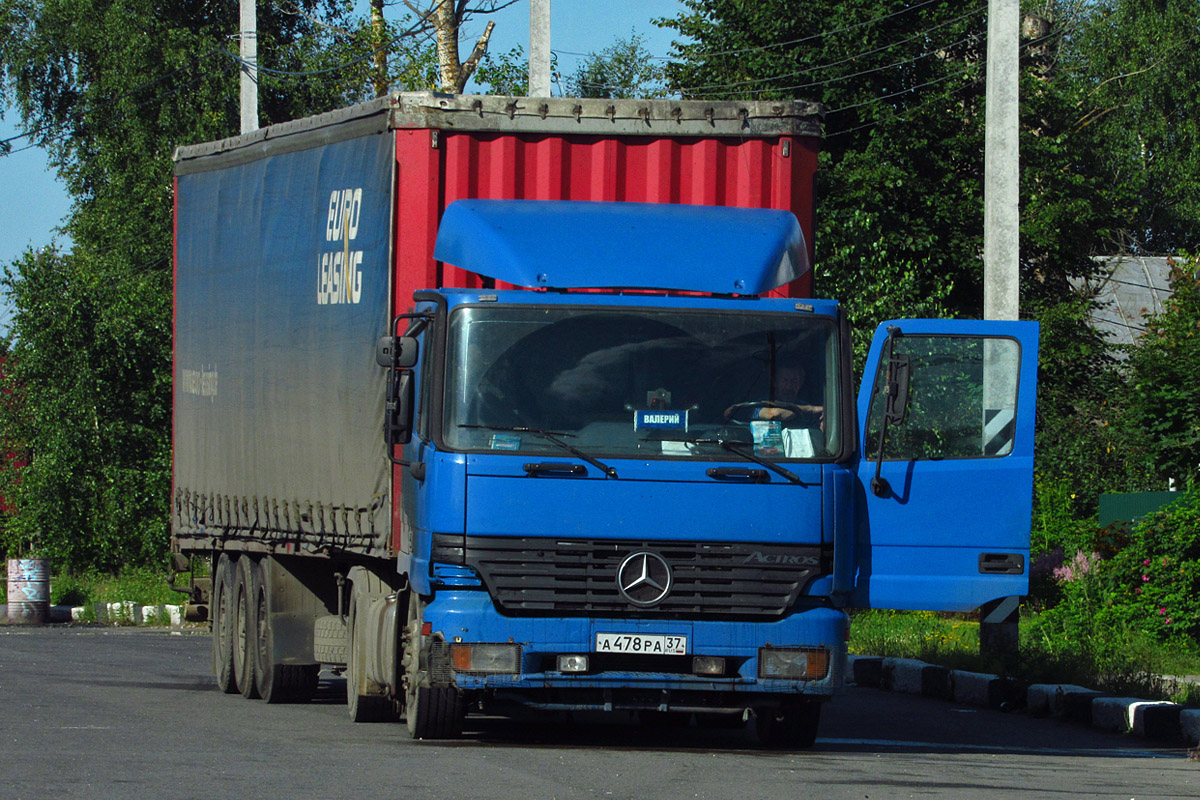 Ивановская область, № А 478 РА 37 — Mercedes-Benz Actros ('1997) 1840