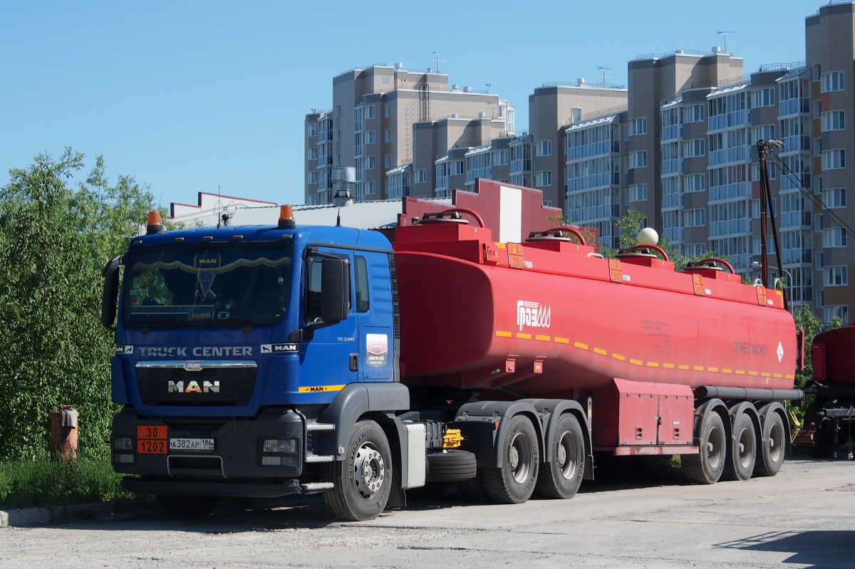 Ханты-Мансийский автоном.округ, № А 382 АР 186 — MAN TGS 33.440