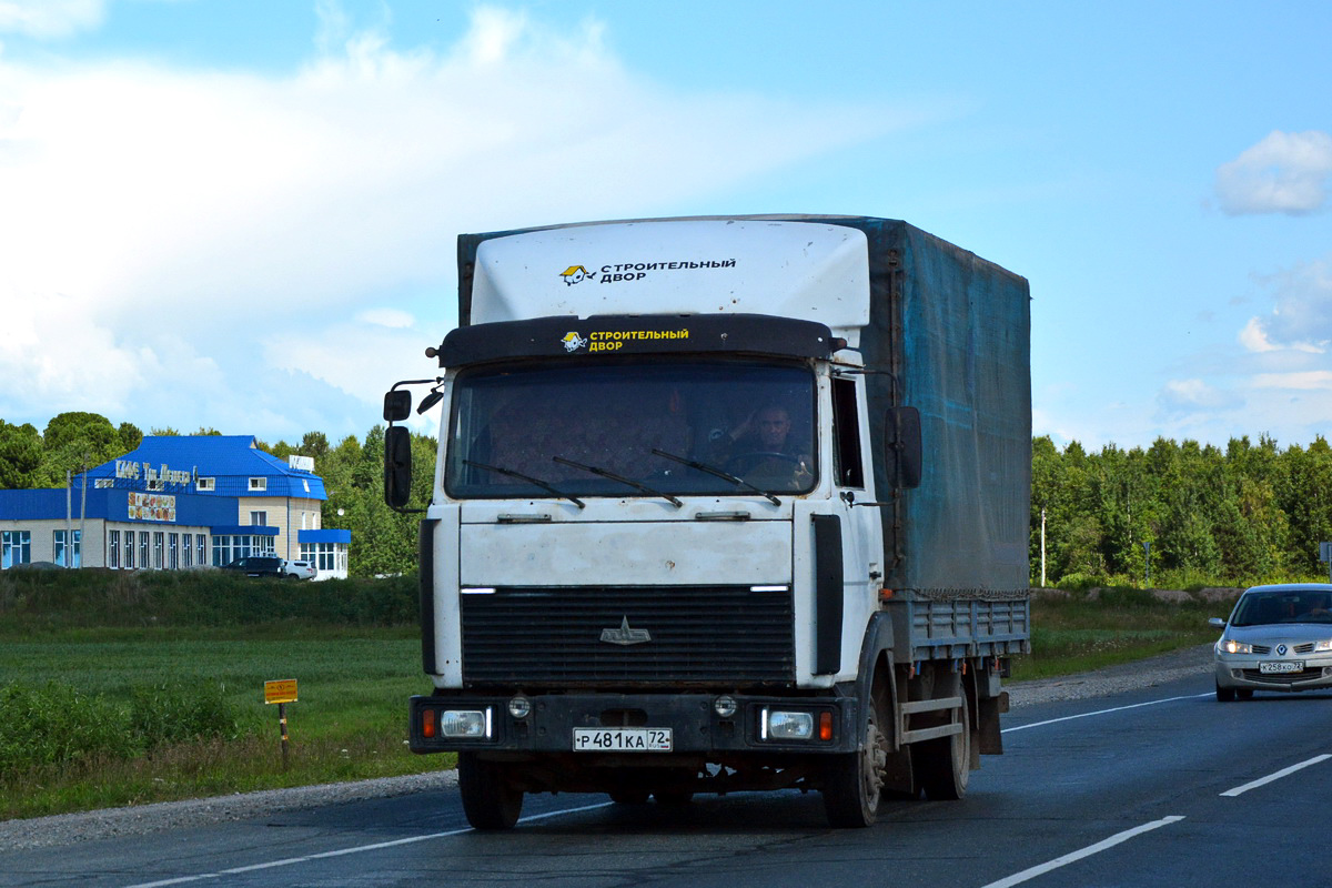Тюменская область, № Р 481 КА 72 — МАЗ-437040
