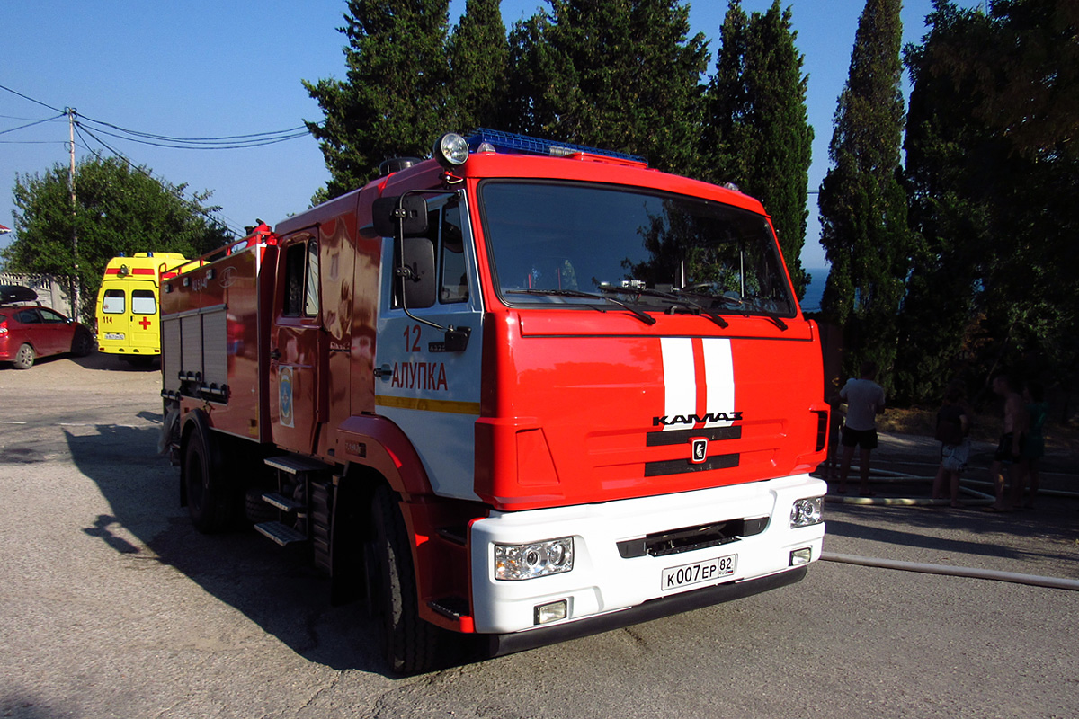 Крым, № К 007 ЕР 82 — КамАЗ-43253 (общая модель)