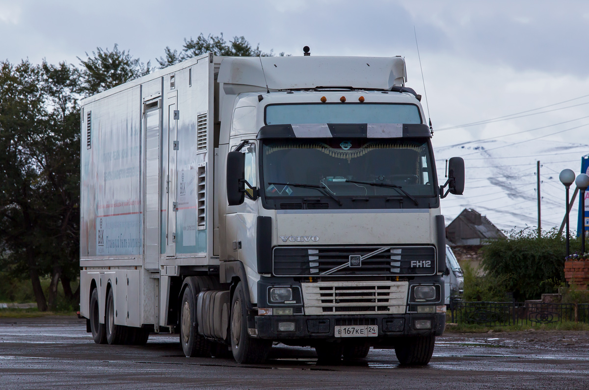 Красноярский край, № В 167 КЕ 124 — Volvo ('1993) FH12.420