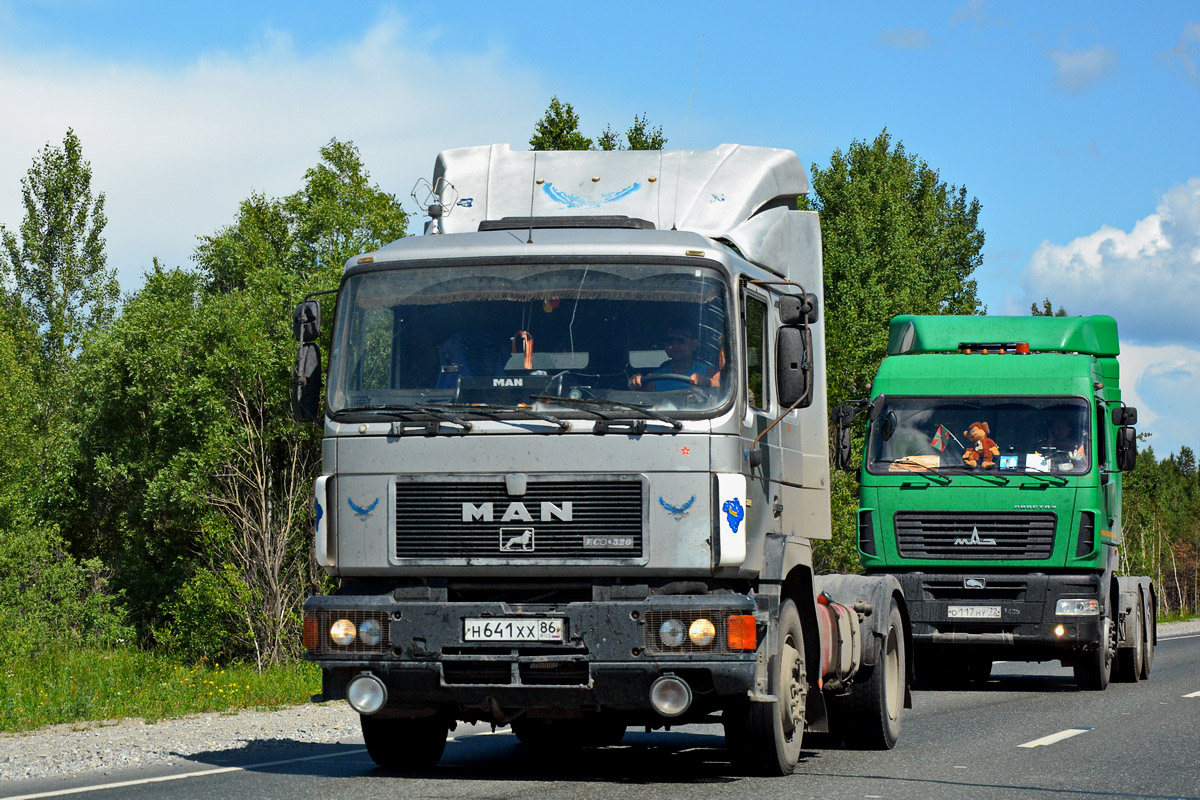 Ханты-Мансийский автоном.округ, № Н 641 ХХ 86 — MAN F90 17.xxx (общая)
