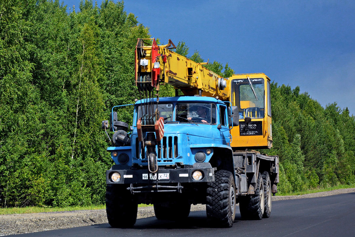 Тюменская область, № Н 376 ЕХ 72 — Урал-4320-40