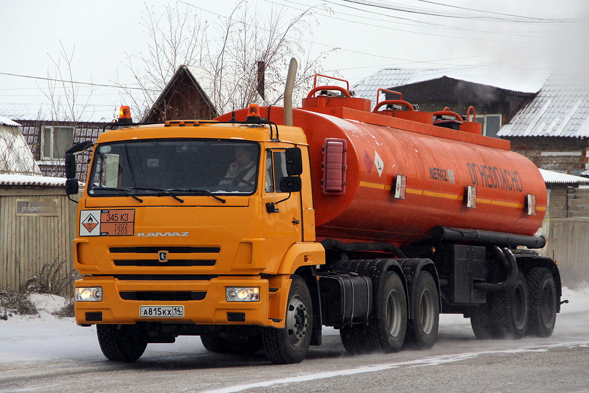 Саха (Якутия), № А 815 КХ 14 — КамАЗ-65116-A4(23)