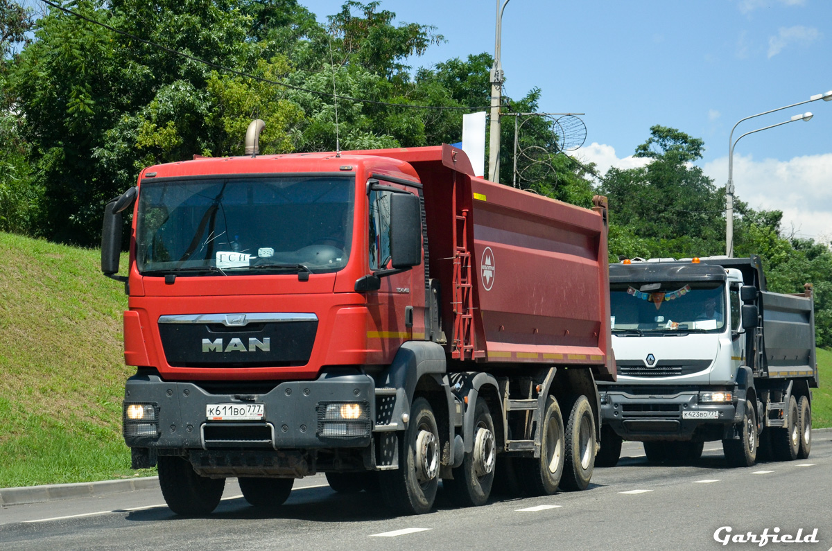 Москва, № К 611 ВО 777 — MAN TGS 41.400