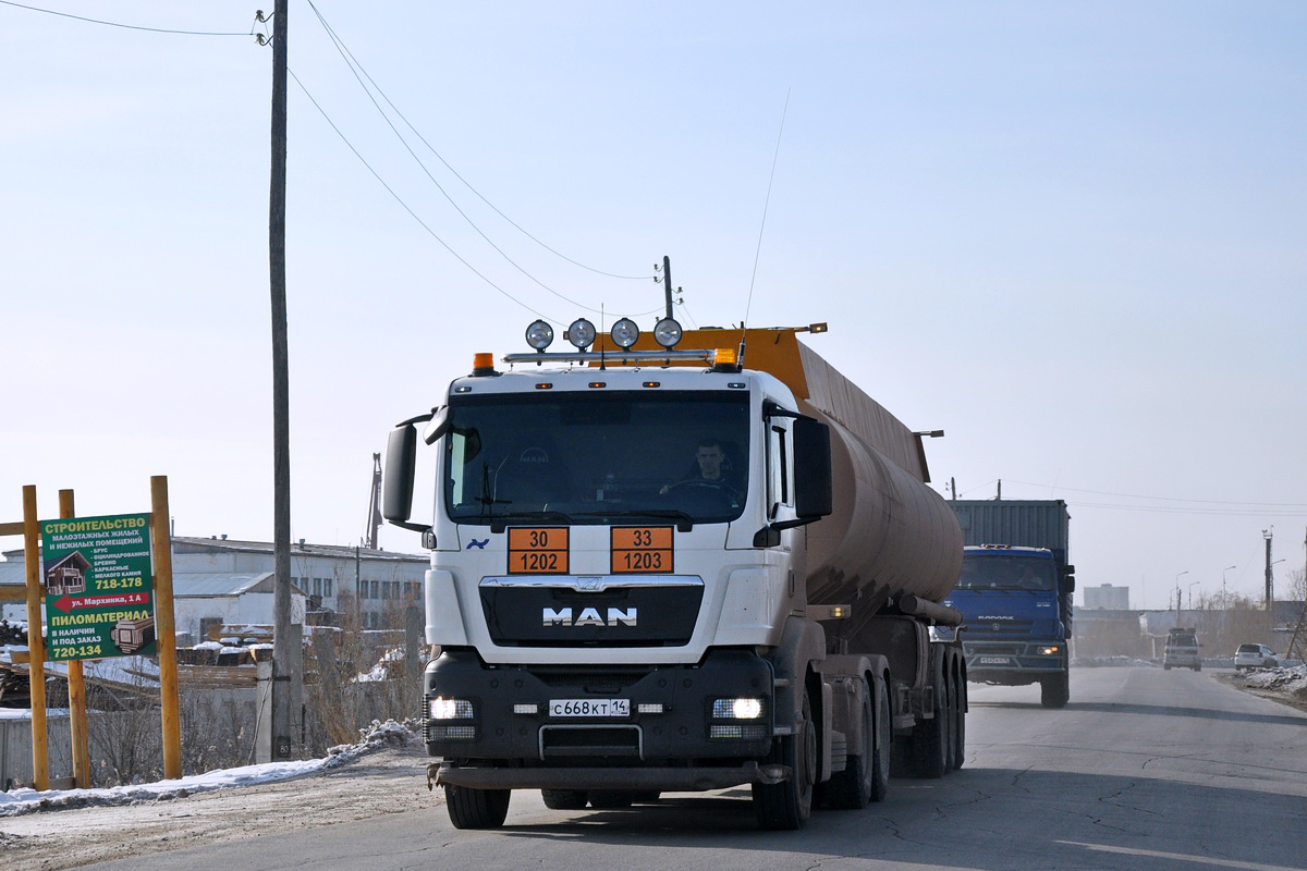 Саха (Якутия), № С 668 КТ 14 — MAN TGS 33.440