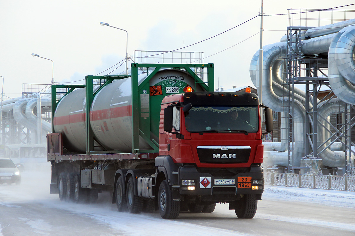 Саха (Якутия), № У 530 КУ 14 — MAN TGS 33.480