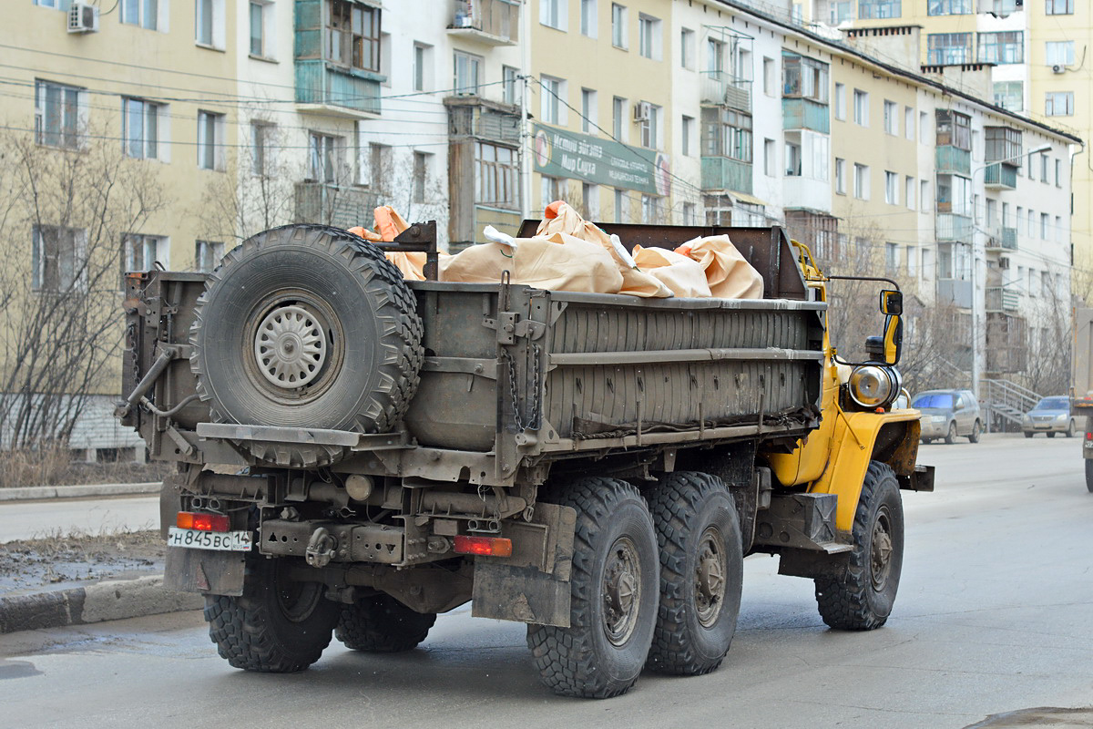Саха (Якутия), № Н 845 ВС 14 — Урал-5557-10