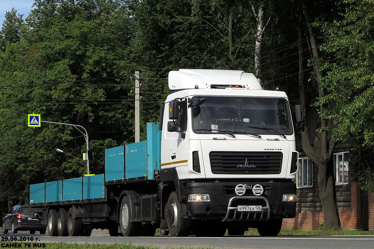 Ставропольский край, № А 997 ЕА 126 — МАЗ-5440B5
