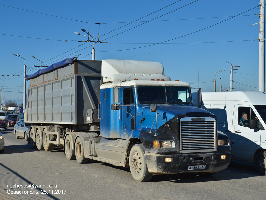 Севастополь, № А 486 ЕХ 92 — Freightliner FLD 112