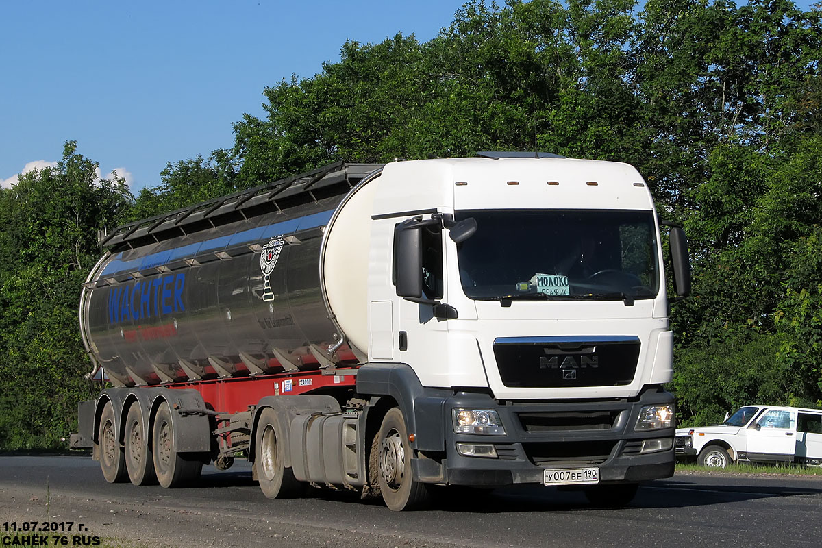 Московская область, № У 007 ВЕ 190 — MAN TGS 19.400