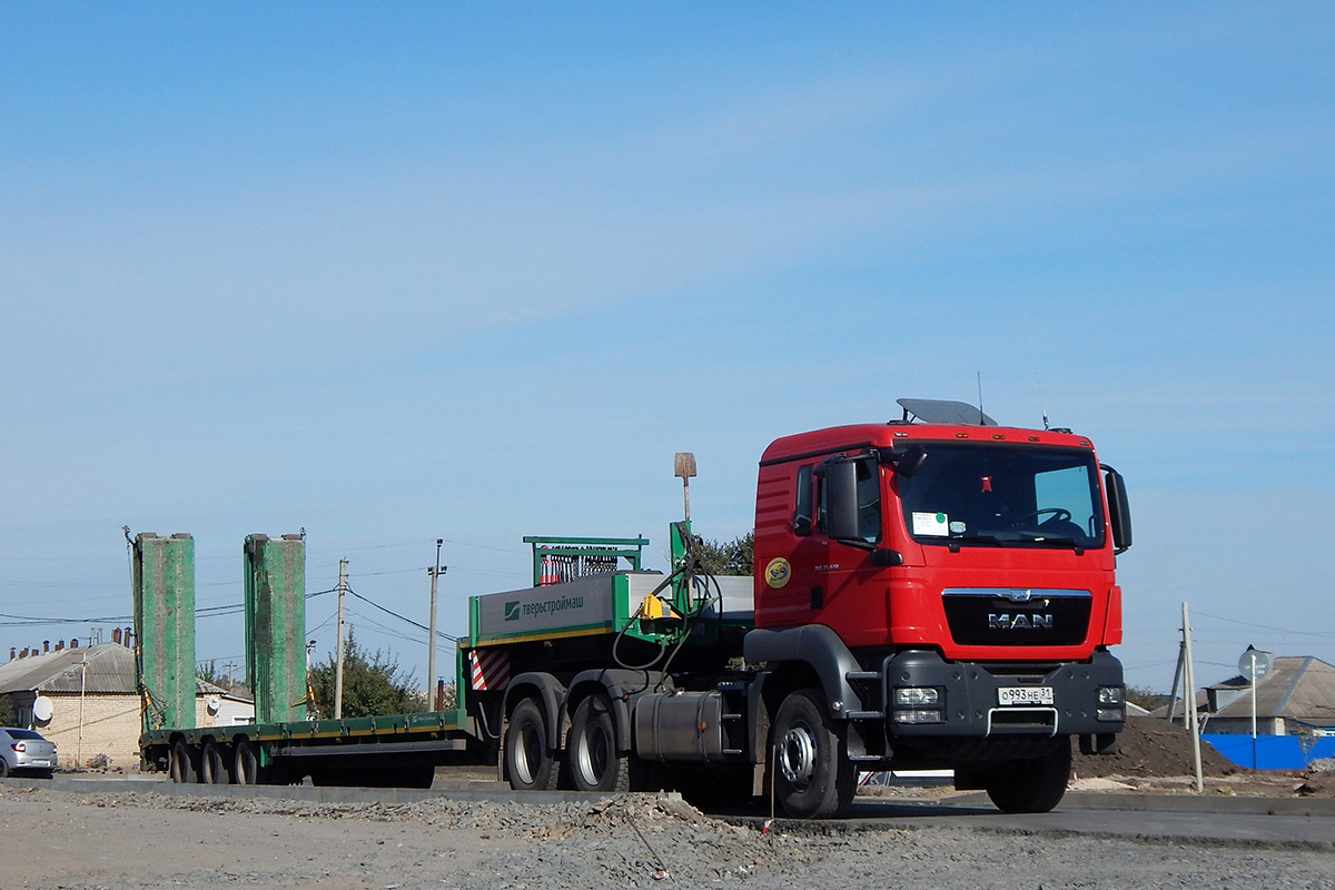 Белгородская область, № О 993 НЕ 31 — MAN TGS 33.440