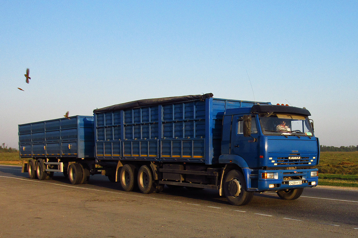 Краснодарский край, № С 428 РР 123 — КамАЗ-65117 (общая модель)
