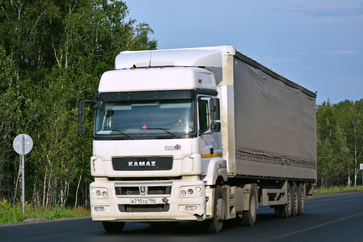 Свердловская область, № В 715 ТЕ 196 — КамАЗ-5490-T5(68)