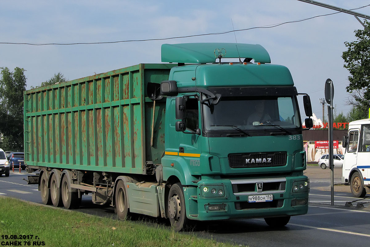 Нижегородская область, № 383 — КамАЗ-5490-T5(68)