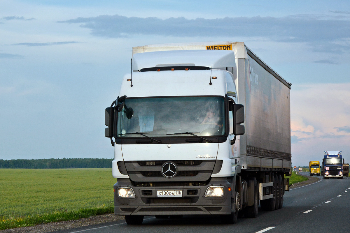 Татарстан, № Х 100 ОА 116 — Mercedes-Benz Actros '09 1844 [Z9M]