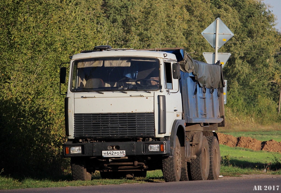 Тамбовская область, № Н 642 РО 68 — МАЗ-5516 [551600]
