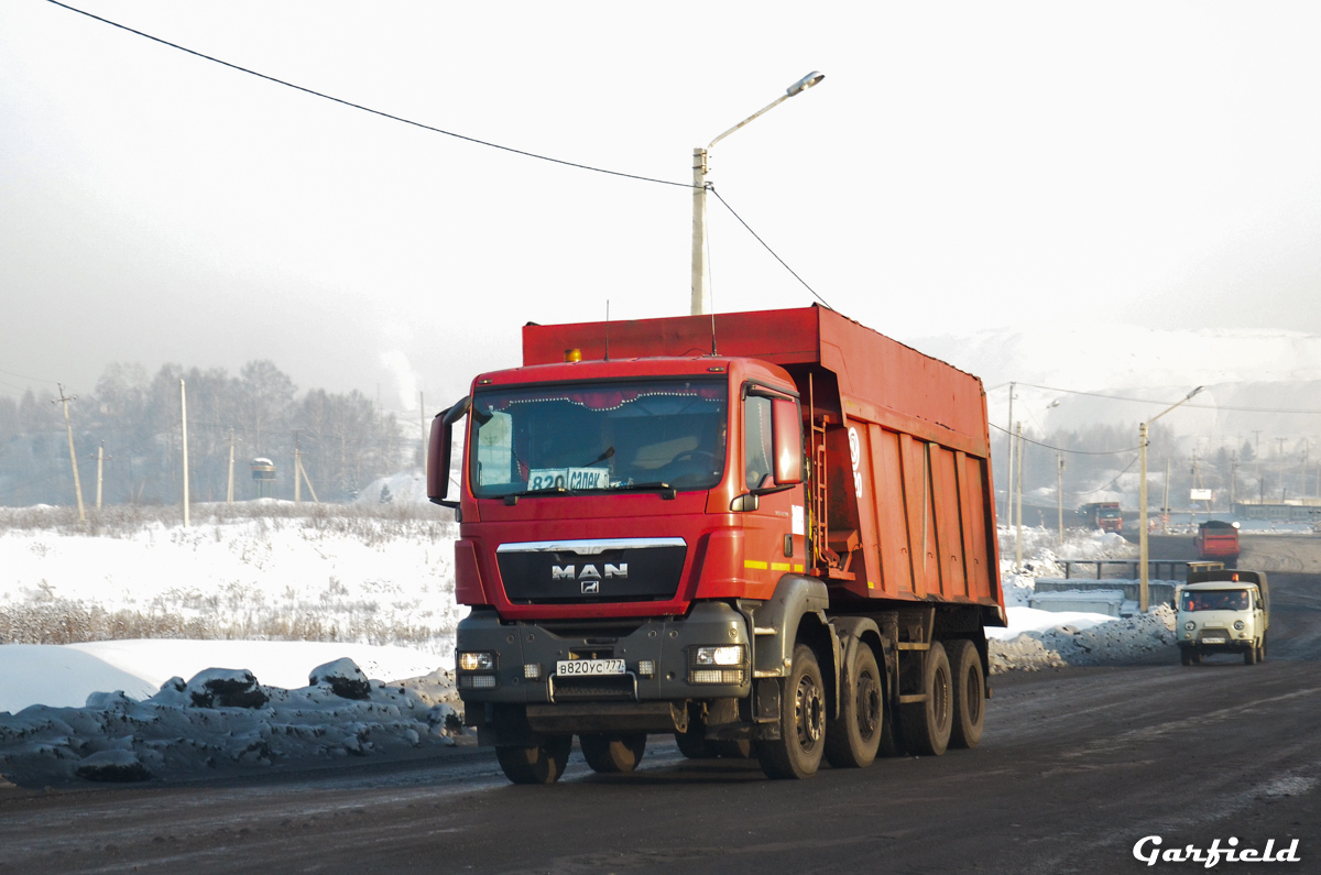 Кемеровская область, № В 820 УС 777 — MAN TGS 41.390