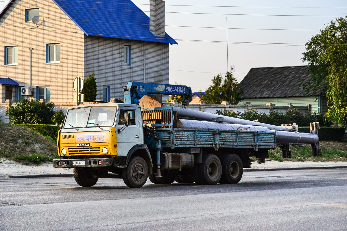 Волгоградская область, № С 085 ЕС 34 — КамАЗ-53202