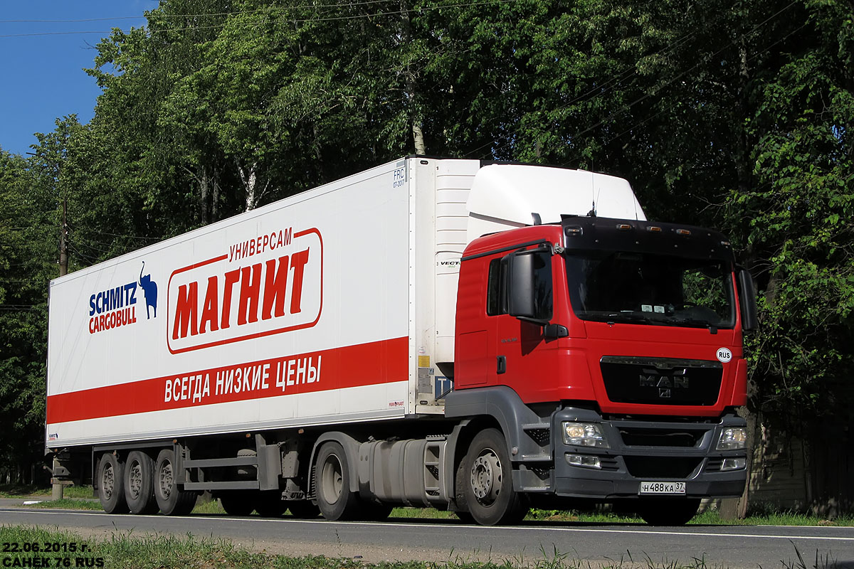 Краснодарский край, № Н 488 КА 37 — MAN TGS 18.360