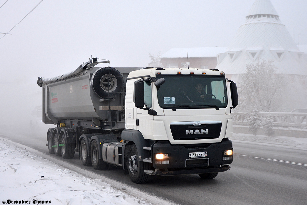 Саха (Якутия), № Е 596 КУ 14 — MAN TGS 33.440