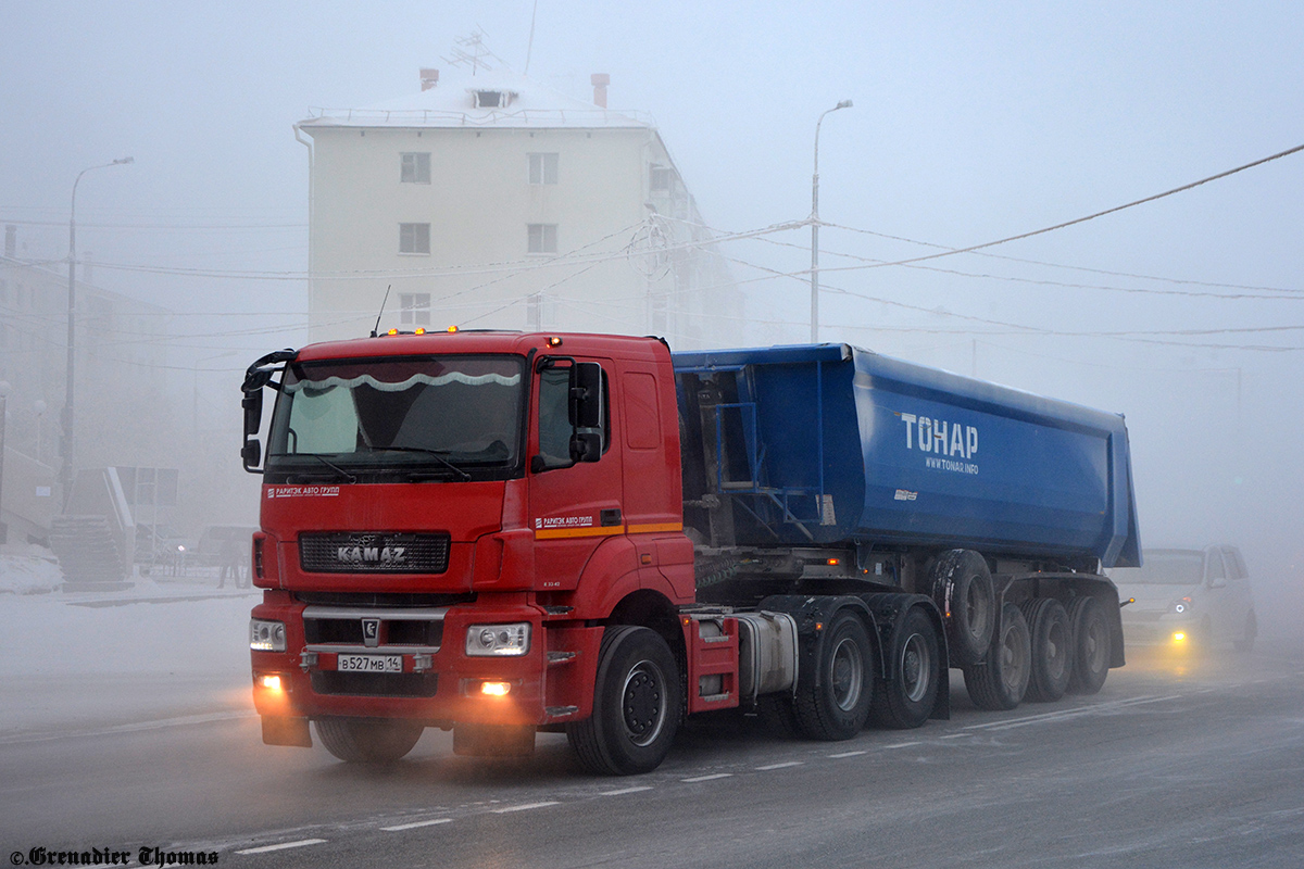 Саха (Якутия), № В 527 МВ 14 — КамАЗ-65806-T5(68)