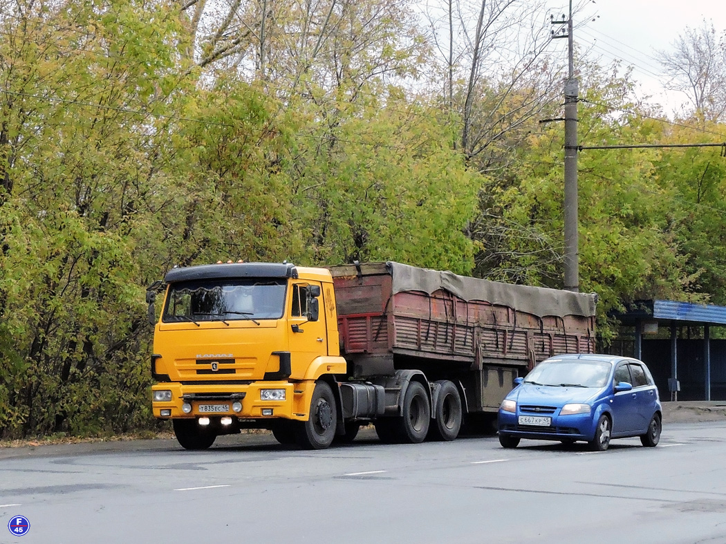 Курганская область, № Т 835 ЕС 45 — КамАЗ-65116-N3(78)