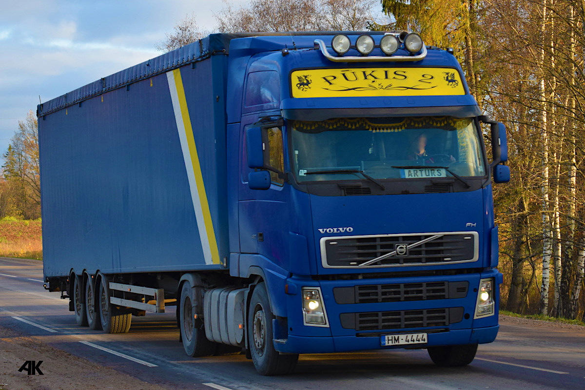 Латвия, № HM-4444 — Volvo ('2002) FH12.480
