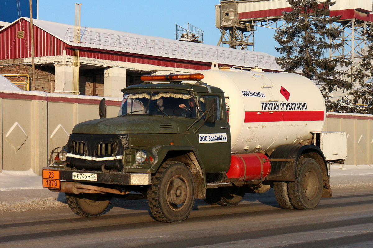 Омская область, № Р 874 ХМ 55 — ЗИЛ-431410