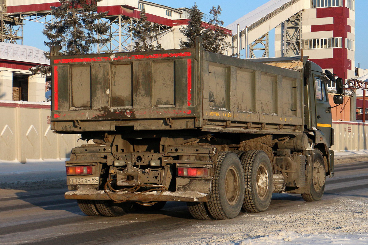 Омская область, № Т 737 ВМ 55 — КамАЗ-65115-A4(23)