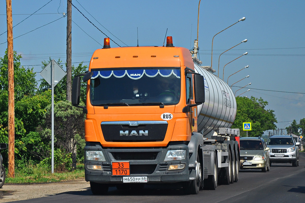Тамбовская область, № М 650 РР 68 — MAN TGS 19.440