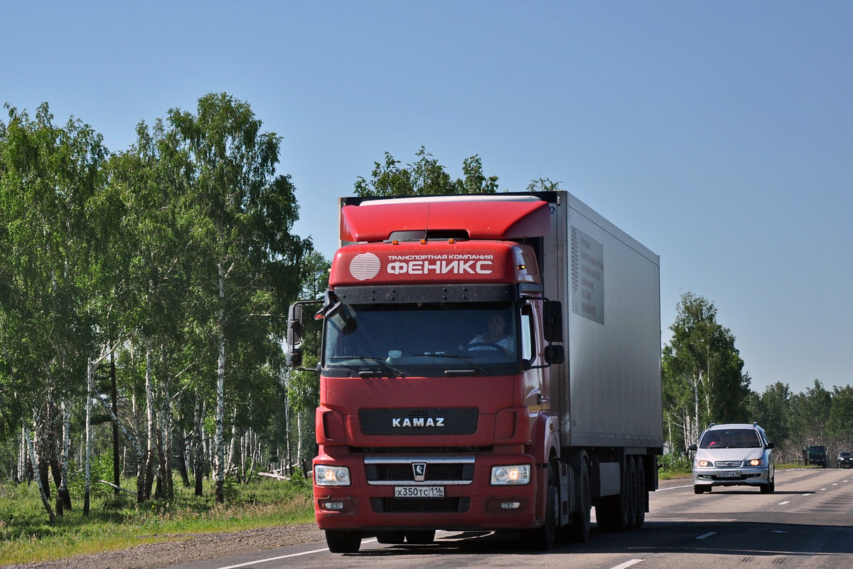 Татарстан, № Х 350 ТС 116 — КамАЗ-5490-S5(87)