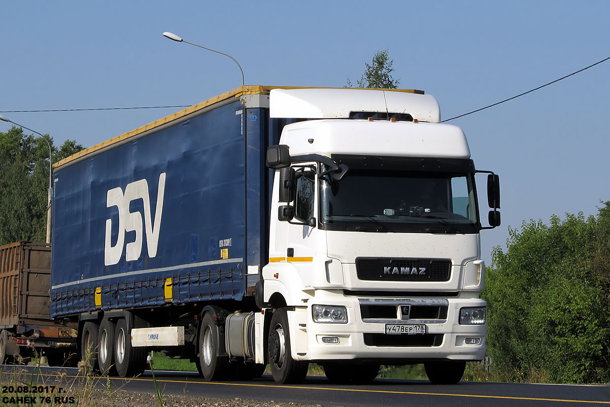 Санкт-Петербург, № У 478 ЕР 178 — КамАЗ-5490-S5(87)