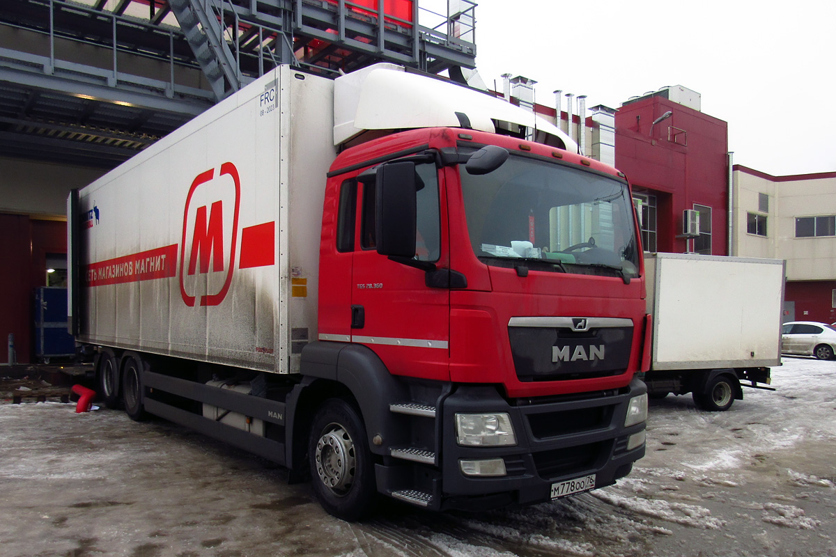 Ярославская область, № М 778 ОО 76 — MAN TGS 28.360